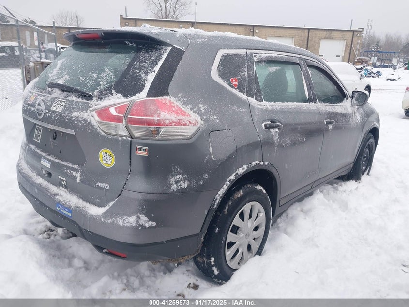2016 NISSAN ROGUE S/SL/SV - 5N1AT2MV4GC748123