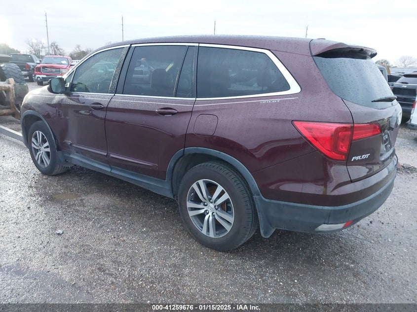 Vin: 5fnyf5h70hb009133, lot: 41750027, honda pilot ex-l 20173