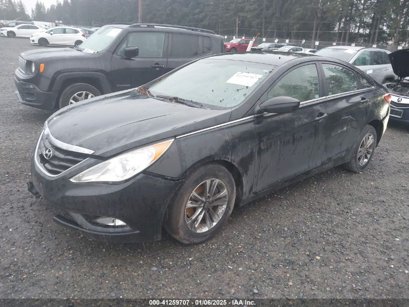 VIN 5NPEB4ACXDH663262 2013 Hyundai Sonata, Gls no.2