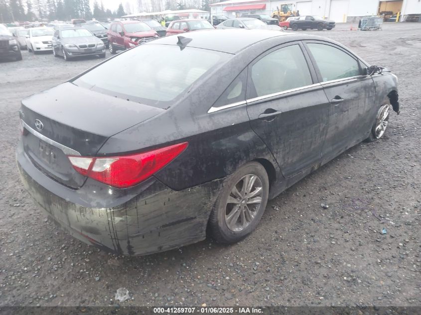 VIN 5NPEB4ACXDH663262 2013 Hyundai Sonata, Gls no.4