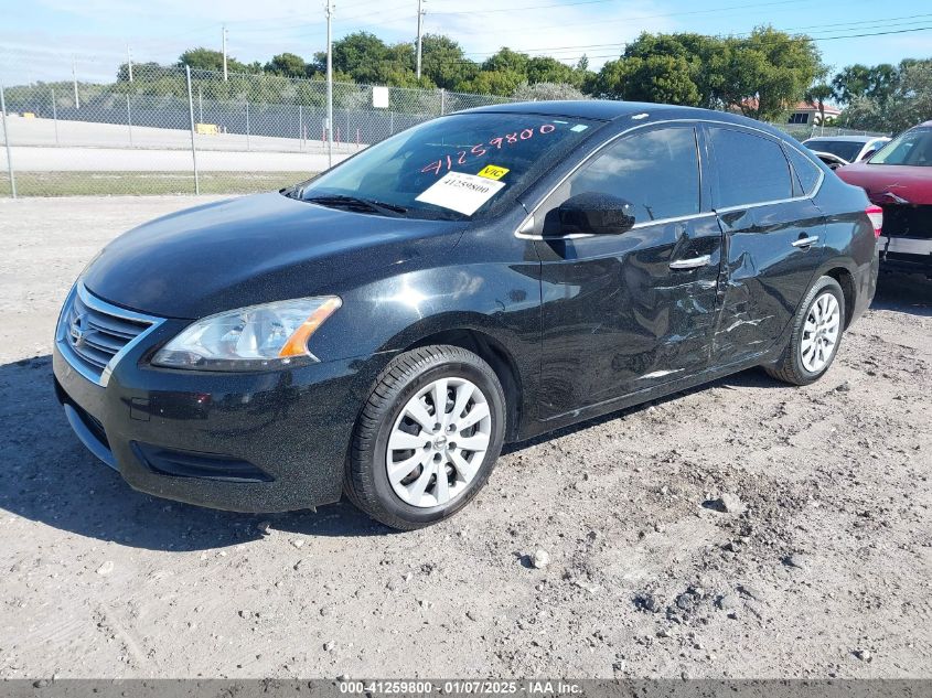 VIN 3N1AB7AP1EY225031 2014 NISSAN SENTRA no.2