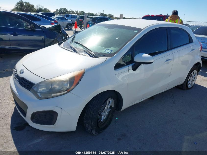 VIN KNADM5A31F6446222 2015 KIA Rio, LX no.2