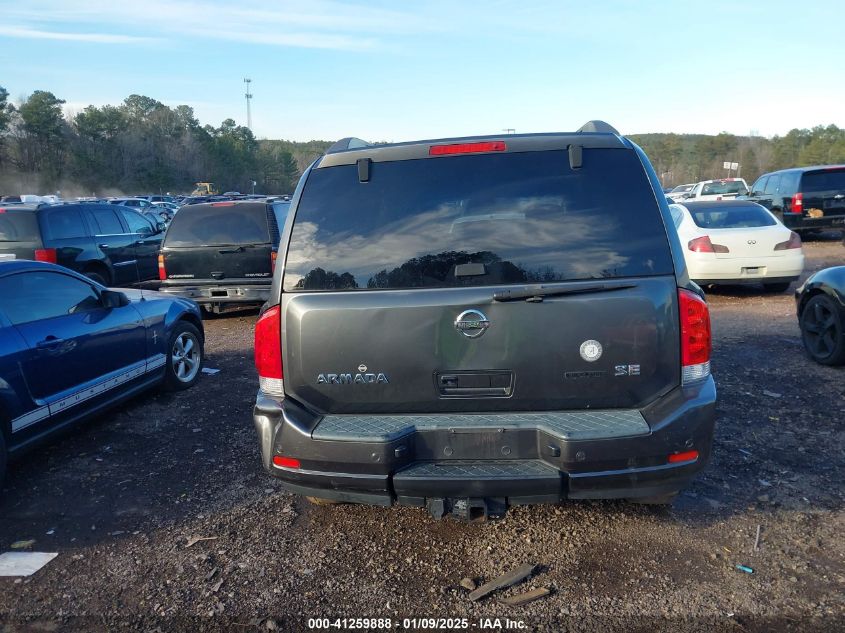 2010 Nissan Armada Se VIN: 5N1BA0ND1AN607543 Lot: 41259888