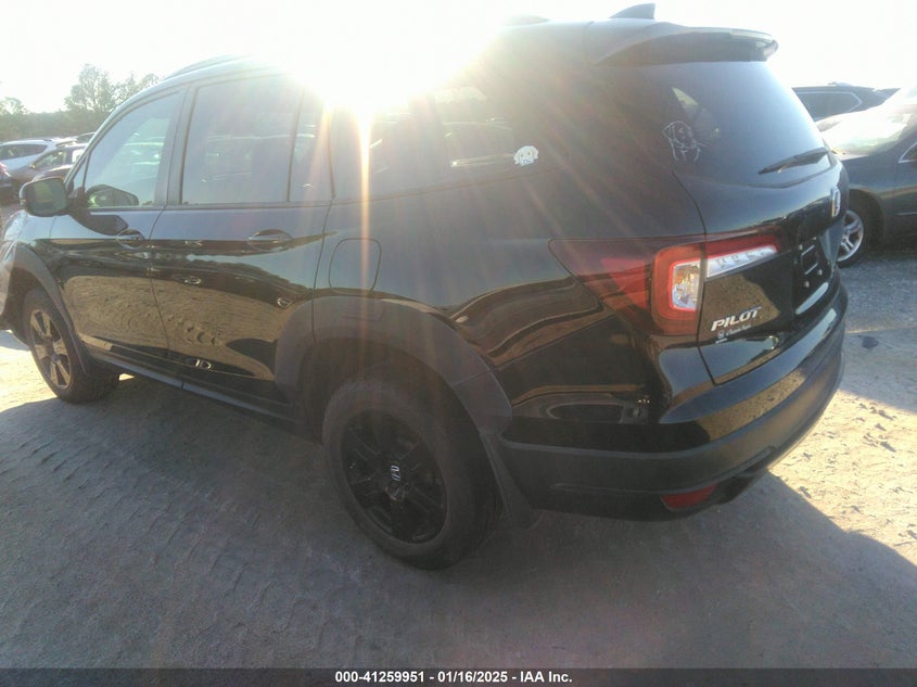 Vin: 5fnyf6h8xnb049505, lot: 41750302, honda pilot awd trailsport 20223