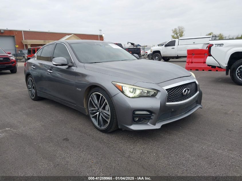 VIN JN1AV7AP0FM790270 2015 INFINITI Q50 HYBRID no.1