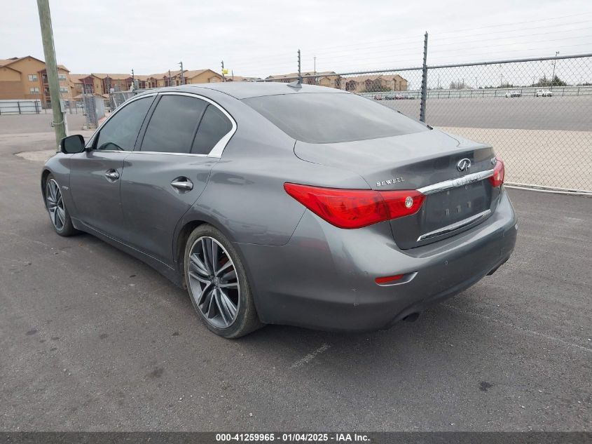 VIN JN1AV7AP0FM790270 2015 INFINITI Q50 HYBRID no.3