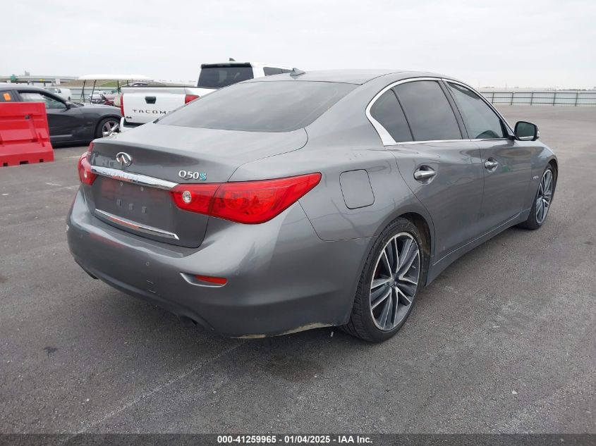 VIN JN1AV7AP0FM790270 2015 INFINITI Q50 HYBRID no.4