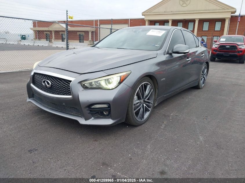 VIN JN1AV7AP0FM790270 2015 INFINITI Q50 HYBRID no.6