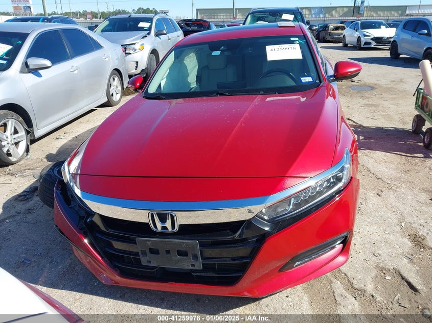 2018 HONDA ACCORD VIN: 1HGCV1F55JA192262