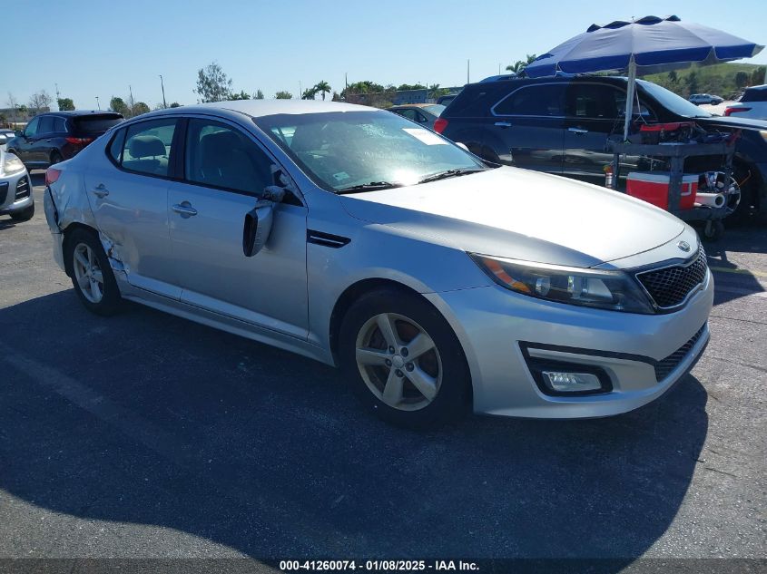 VIN 5XXGM4A75EG263189 2014 KIA OPTIMA no.1