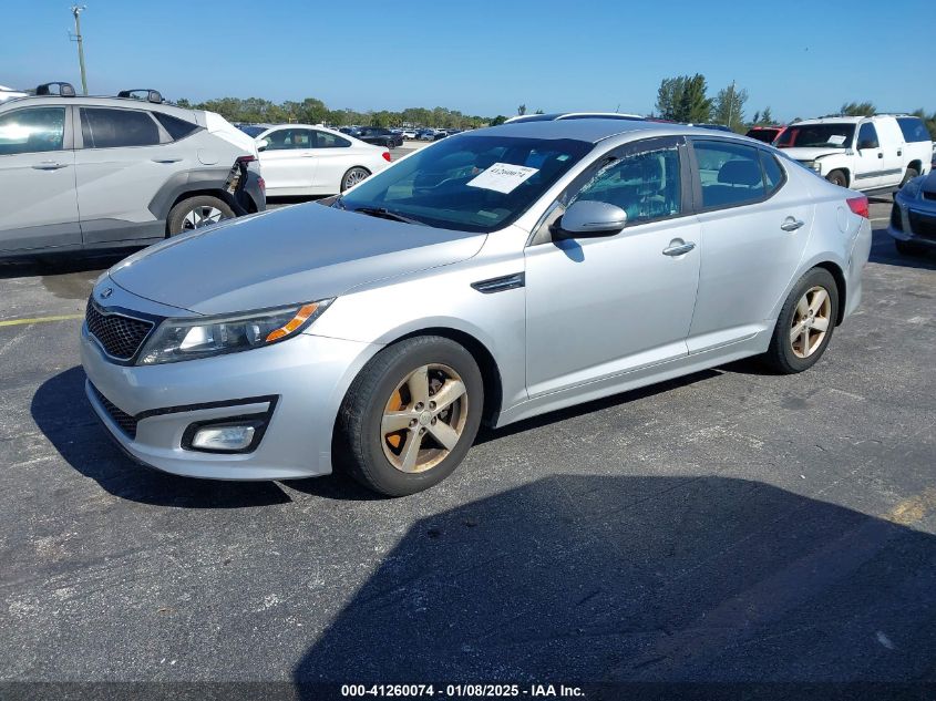 VIN 5XXGM4A75EG263189 2014 KIA OPTIMA no.2