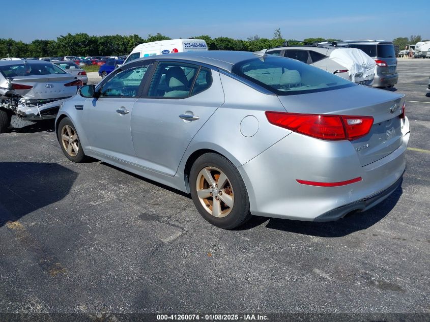 VIN 5XXGM4A75EG263189 2014 KIA OPTIMA no.3