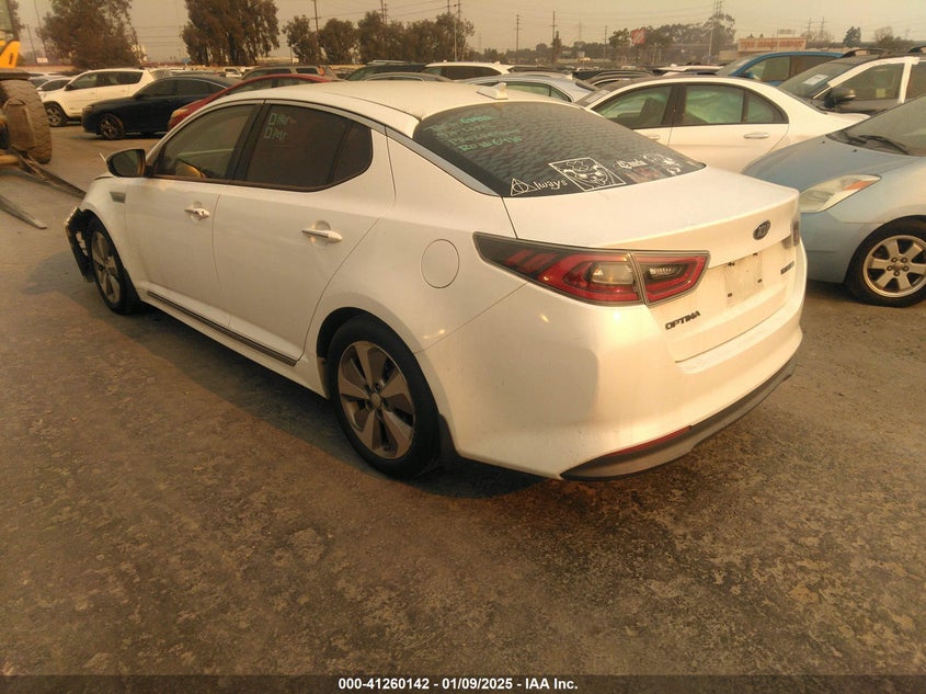 Vin: knagn4ad5g5093276, lot: 41750493, kia optima hybrid ex 20163