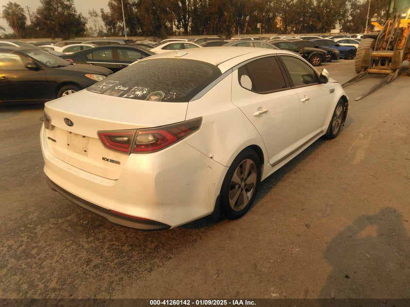 Vin: knagn4ad5g5093276, lot: 41750493, kia optima hybrid ex 20164