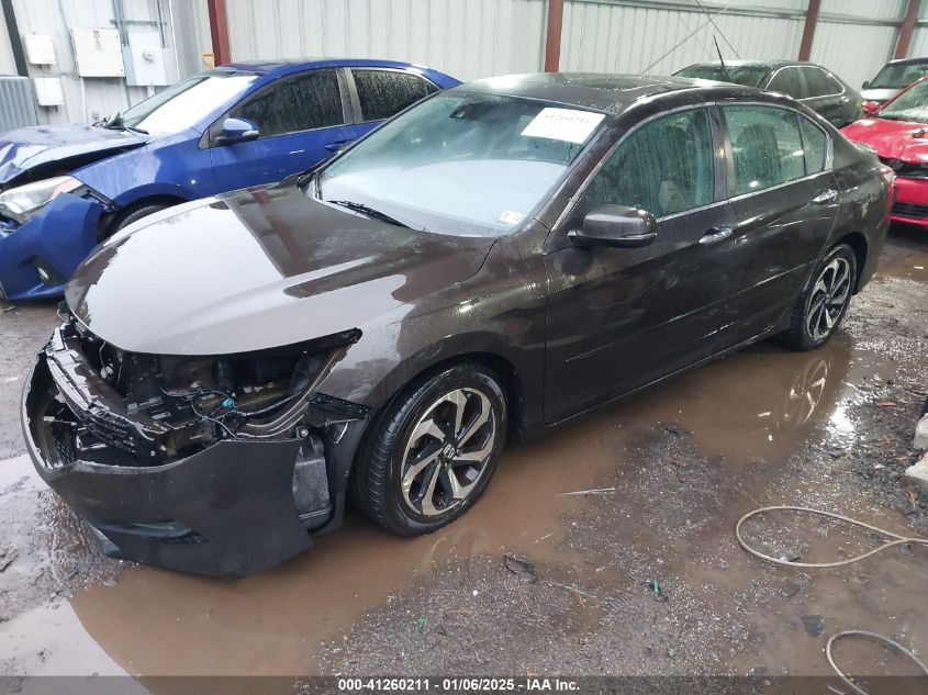 VIN 1HGCR2F97GA011751 2016 Honda Accord, Exl no.2