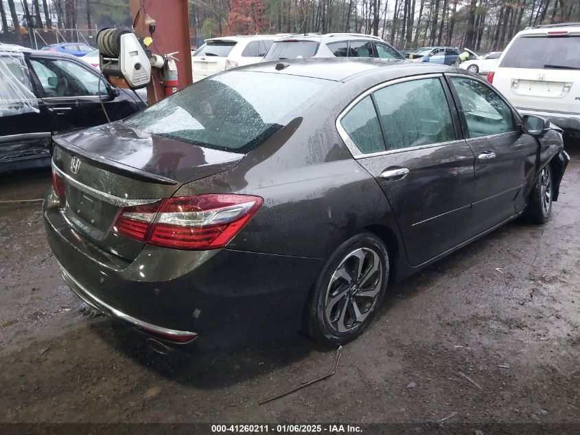 VIN 1HGCR2F97GA011751 2016 Honda Accord, Exl no.4