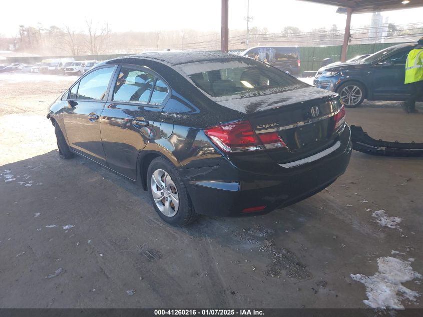 VIN 19XFB2F59DE217109 2013 Honda Civic, LX no.3