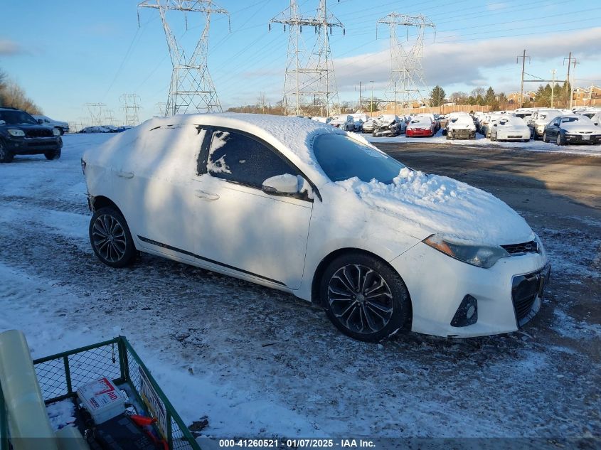 VIN 2T1BURHE6FC276571 2015 Toyota Corolla, S Plus no.1