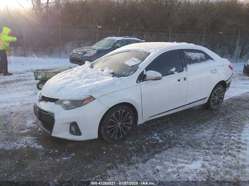 VIN 2T1BURHE6FC276571 2015 Toyota Corolla, S Plus no.2