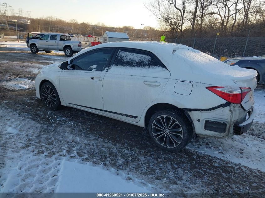 VIN 2T1BURHE6FC276571 2015 Toyota Corolla, S Plus no.3