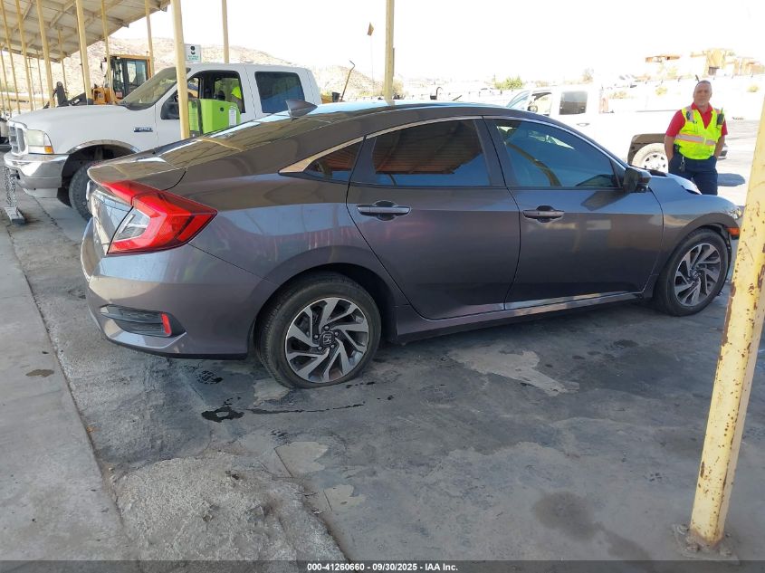 2018 Honda Civic Ex VIN: 2HGFC2F76JH553316 Lot: 41260660
