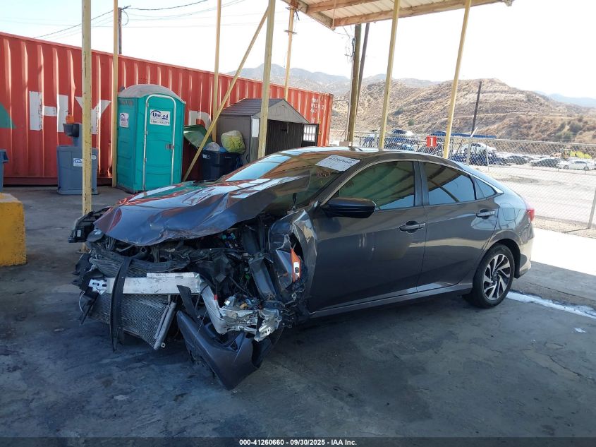 2018 Honda Civic Ex VIN: 2HGFC2F76JH553316 Lot: 41260660