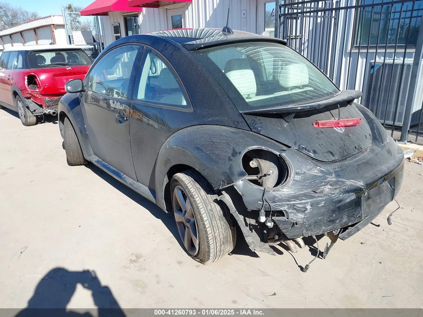 2008 Volkswagen New Beetle Black Tie Edition/Triple White black hatchback gasoline 3VWFW31C98M525339 photo #4