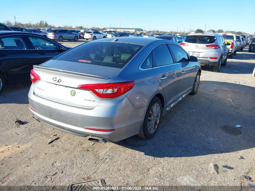 VIN 5NPE34AF7FH136001 2015 HYUNDAI SONATA no.4