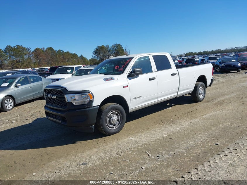 2019 RAM 2500, Удар ззаду, IAAI, VIN 3C6UR4HJ9KG692423 — фото 2
