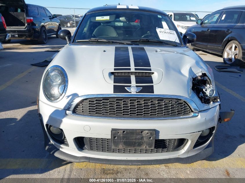 2013 Mini Coupe Cooper S VIN: WMWSX3C55DT466540 Lot: 41261003