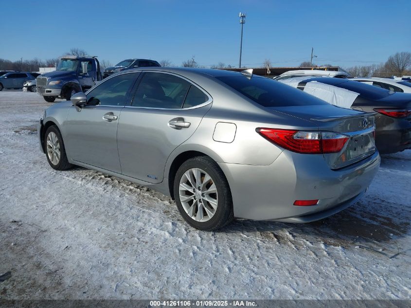 VIN JTHBW1GG9F2083696 2015 Lexus ES, 300H no.3