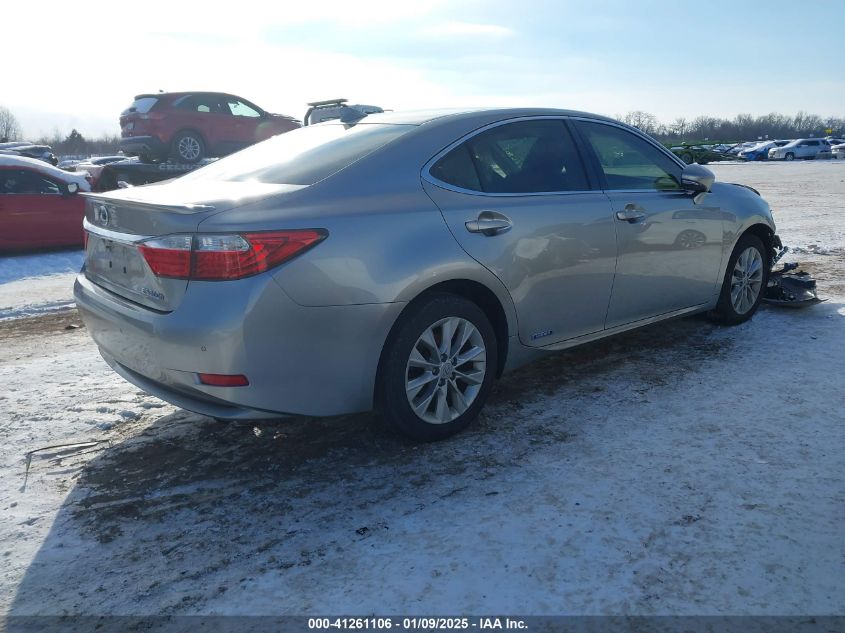 VIN JTHBW1GG9F2083696 2015 Lexus ES, 300H no.4