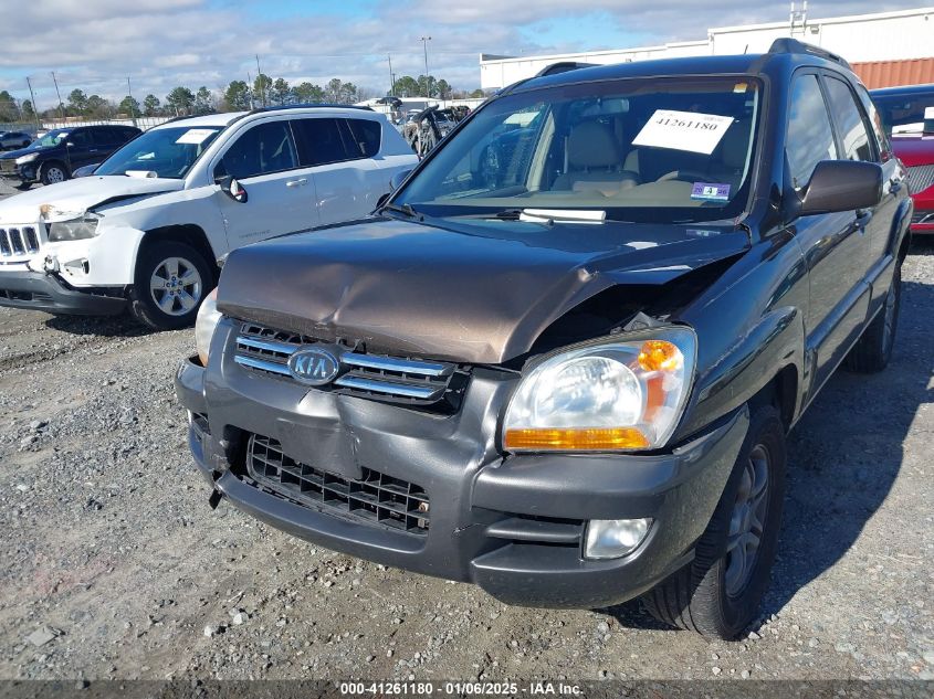 2007 Kia Sportage Ex V6 VIN: KNDJF723477347545 Lot: 41261180