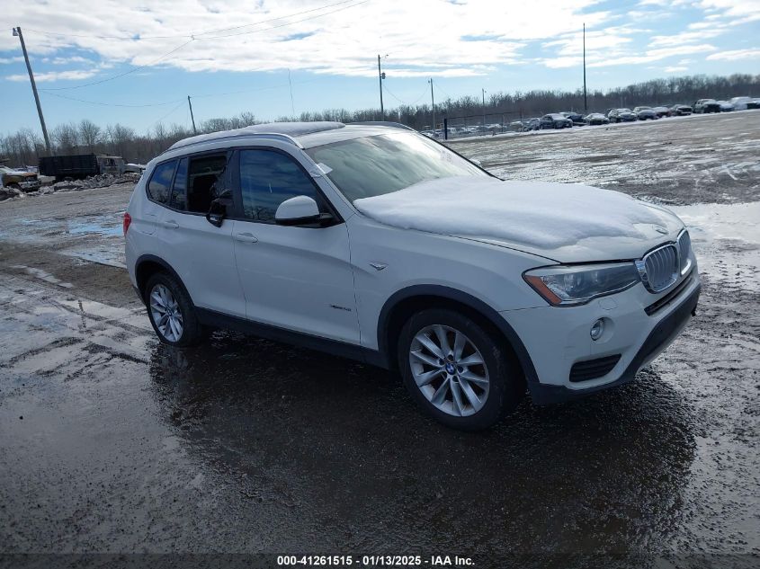 2015 BMW X3 XDRIVE28I - 5UXWX9C56F0D44668