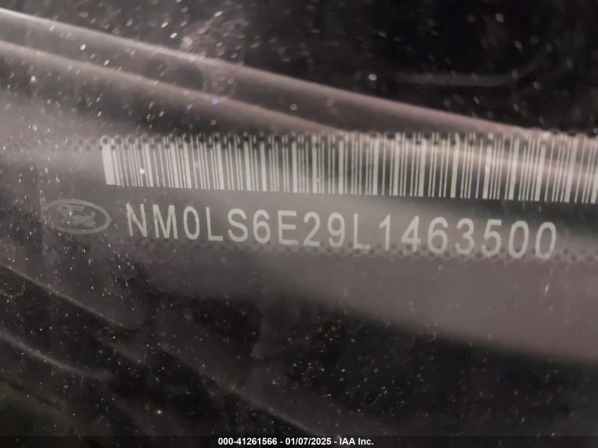 VIN NM0LS6E29L1463500 2020 FORD TRANSIT CONNECT XL