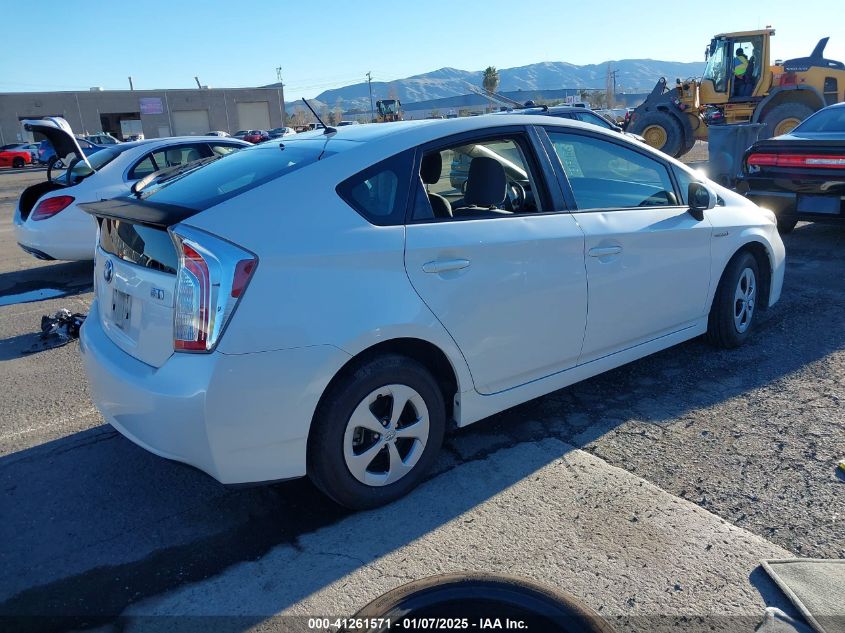 VIN JTDKN3DU8E0376154 2014 Toyota Prius, Two no.4