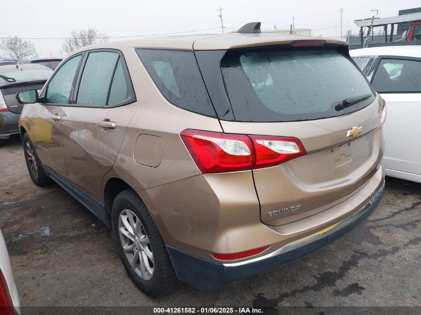 VIN 2GNAXHEV4J6273526 2018 Chevrolet Equinox, LS no.3