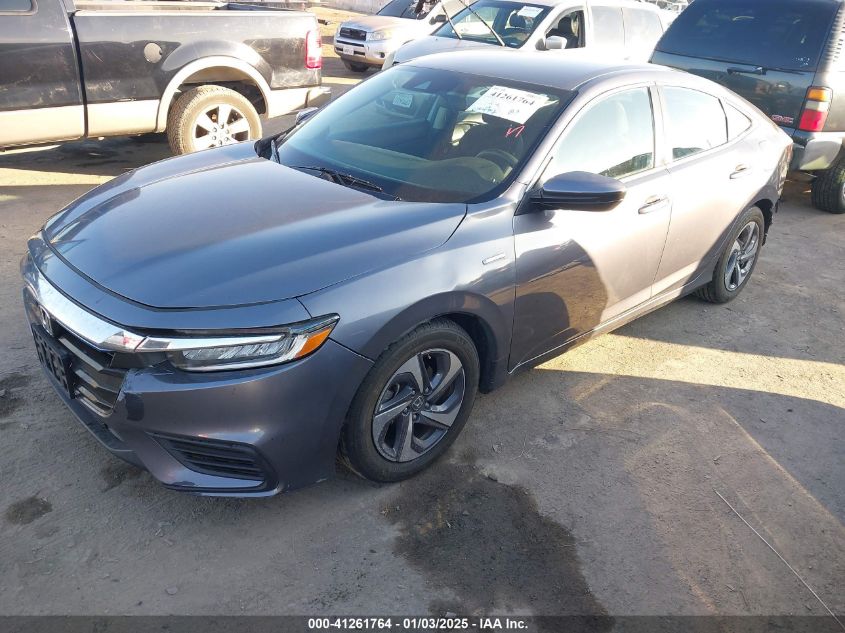 VIN 19XZE4F13KE016865 2019 Honda Insight, LX no.2