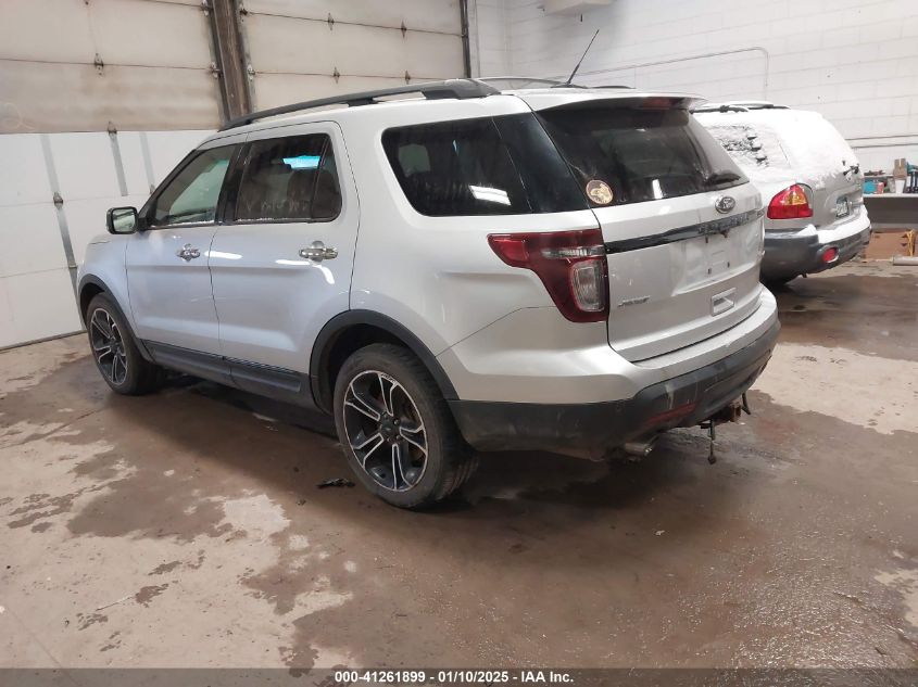 VIN 1FM5K8GT9EGC35456 2014 Ford Explorer, Sport no.3