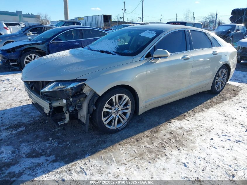 VIN 3LN6L2GK5ER808268 2014 LINCOLN MKZ no.2