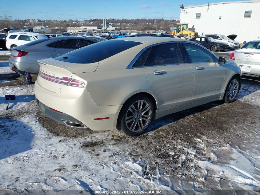 VIN 3LN6L2GK5ER808268 2014 LINCOLN MKZ no.4