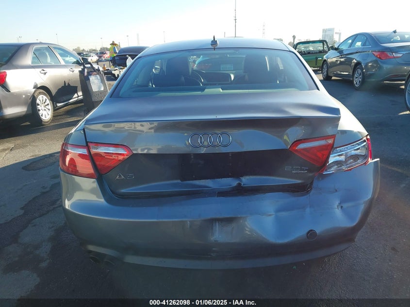 2012 AUDI A5 VIN: WAUCFAFR0CA003063