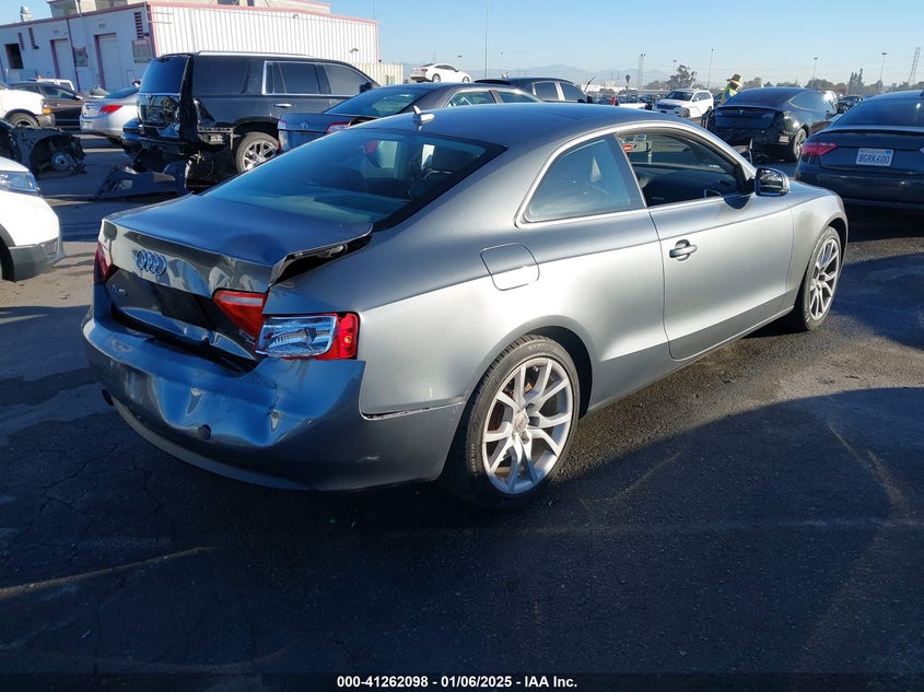 2012 AUDI A5 VIN: WAUCFAFR0CA003063