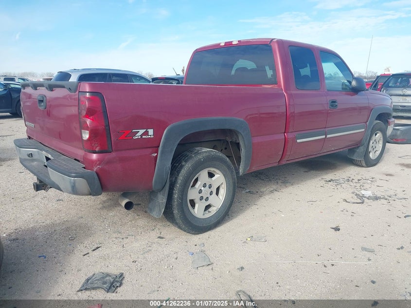 2006 CHEVROLET SILVERADO 1500 VIN: 1GCEK19B66Z182768