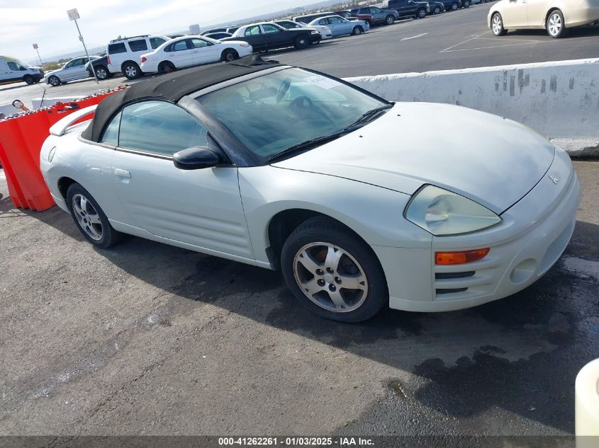 4A3AE45G63E173609 MITSUBISHI ECLIPSE SPYDER Photo 1