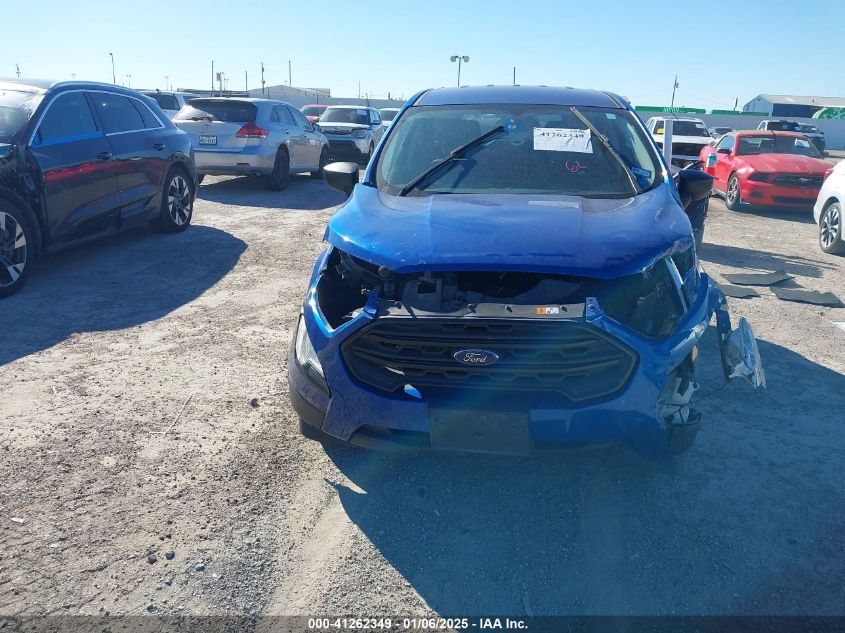 2020 Ford Ecosport S VIN: MAJ3S2FE7LC378945 Lot: 41262349