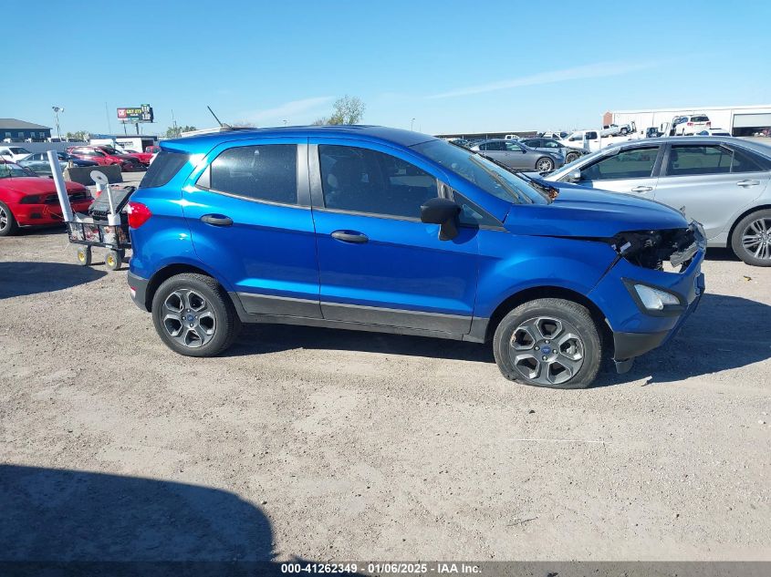 2020 Ford Ecosport S VIN: MAJ3S2FE7LC378945 Lot: 41262349