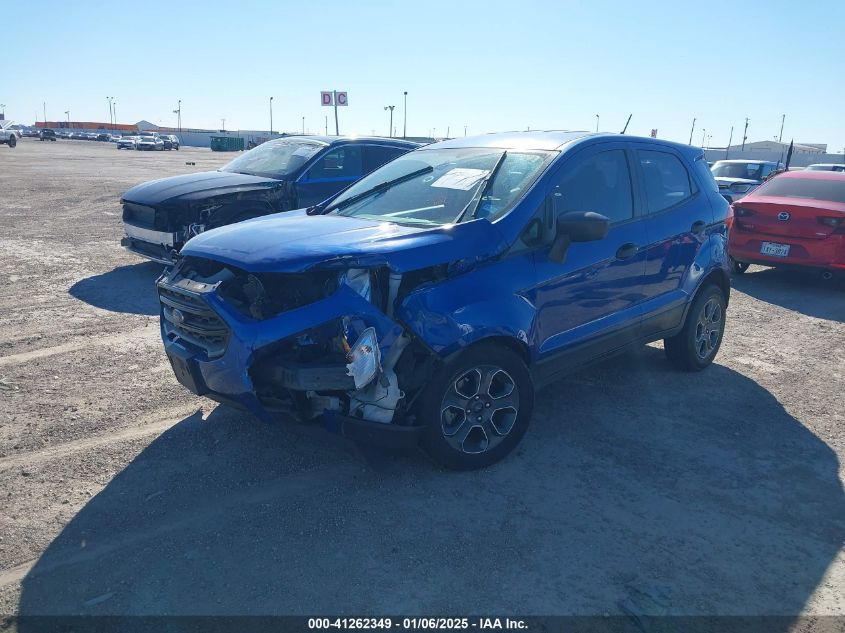 2020 Ford Ecosport S VIN: MAJ3S2FE7LC378945 Lot: 41262349