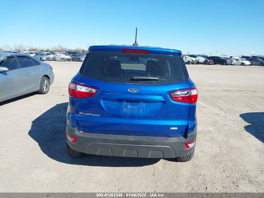 2020 Ford Ecosport S VIN: MAJ3S2FE7LC378945 Lot: 41262349