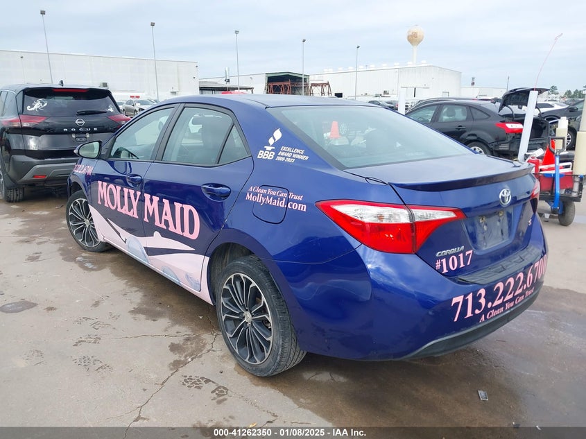 2016 TOYOTA COROLLA VIN: 5YFBURHEXGP528789